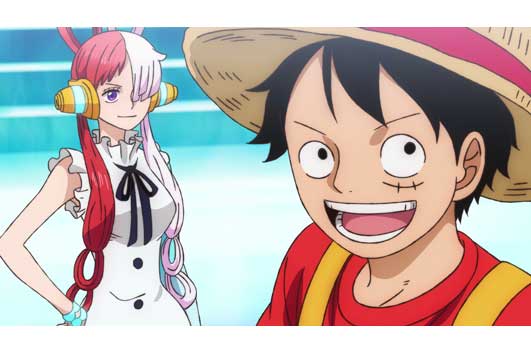 ONE PIECE FILM RED＿ウタとルフィの画像