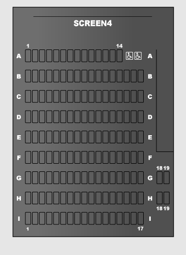 Tohoシネマズ府中座席表: Tohoシネマズ府中 入場料 | TOHOシネマズ府中 スクリーン座席表 （501人） – IIPA